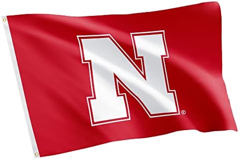 Desert Cactus University of Nebraska Flag Huskers GBR NU Huskers Bandeiras Banners poliéster Indoor Outdoor 3x5