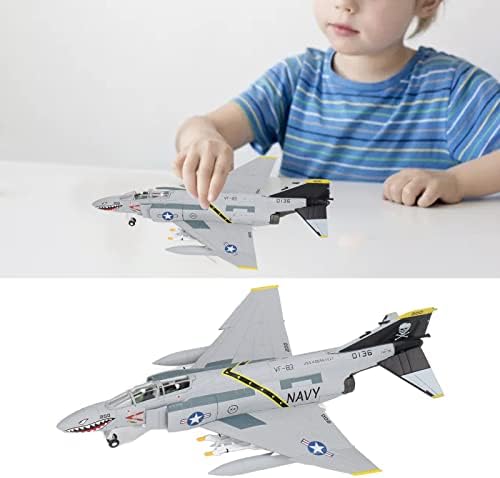 Modelo de avião de aeronave de combate, modelo de lutador de lutador de 1: 100 escala Modelo de aeronave de caça de metal