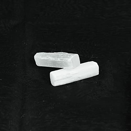 Wands de cristal selenita | Pacote de variedades selenite Sticks para cura, reiki e desenho de energia metafísica