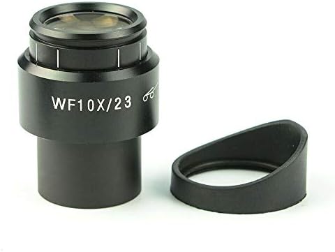 Microscópio estéreo profissional de Myerzi WF10X 23mm Dioptria de ocular angular de largura ajustável com óculos de 30 mm de diâmetro