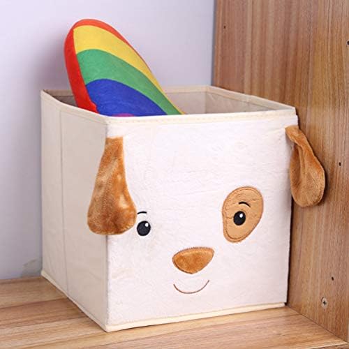 NUOBOTY Toy Toy Cubby Organizador de armazenamento Caixa de armazenamento de desenhos animados Bins de armazenamento
