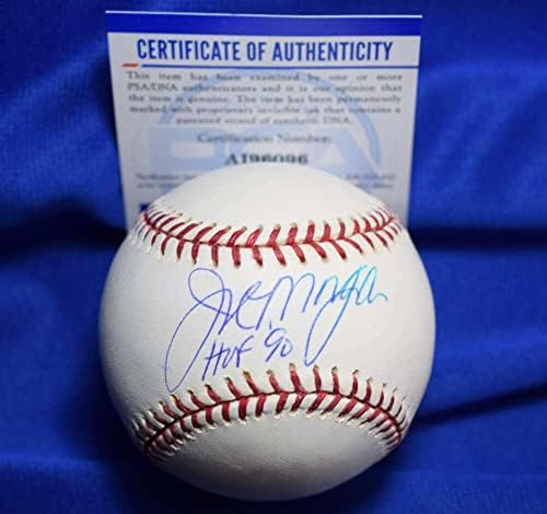 Joe Morgan Hof 90 PSA DNA COA AUTOGRAFIA AUTOMAGEM MAGEM Liga OML Baseball - Baseball autografado