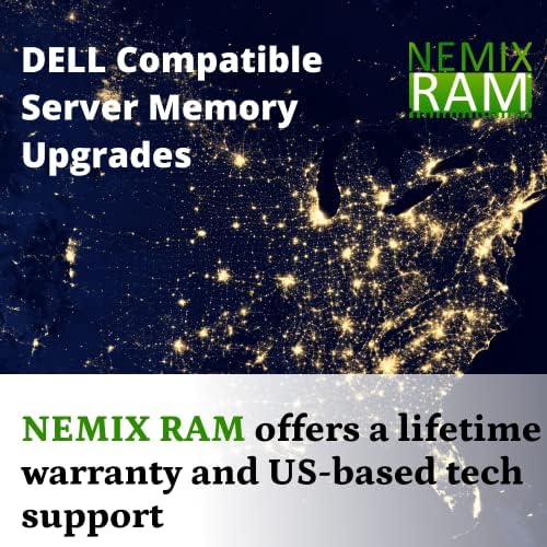 NEMIX RAM 64GB DDR4 2933MHZ PC4-23400 RDIMM Replacement for Dell SNPW403YC/64G AA579530 Dell PowerEdge R640, R740, R740XD,