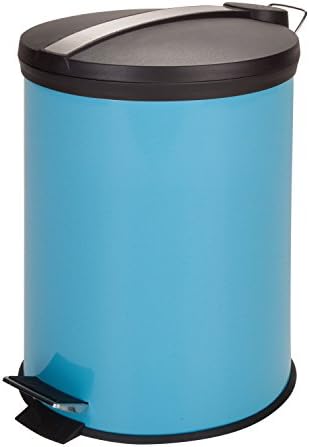 Honey-Can-Do TRS-05249 12L lata de lixo, azul W Stainless