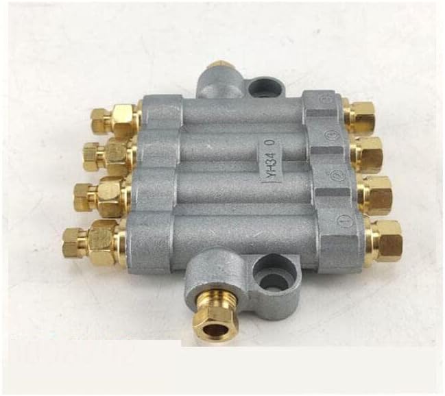 Descarga volumétrica de óleo Rh3400 4 Distribuidor de óleo CNC Guia de lubrificação de lubrificação Válvula de circuito de óleo de alívio