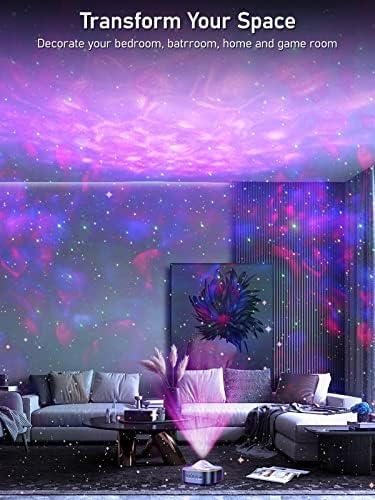Projector sensyne galaxy, luz noturna estrelada com controle remoto para crianças adultos para adultos decoração/festival/aniversário/Natal/aniversário/festa