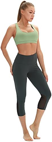 O treino da IcyZone Sports Sports for Women - Women's Running Yoga Bra, Top Activewear, Athletic Fitness Roupos