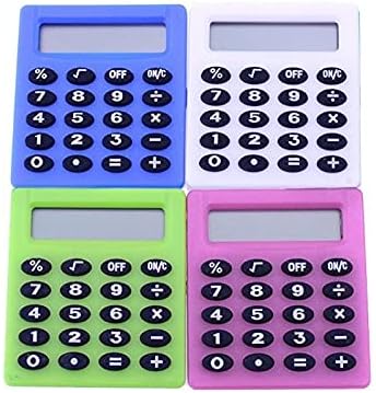 Calculadora YFQHDD Mini calculadora eletrônica portátil Calculadora de colorido de colorido para estudantes