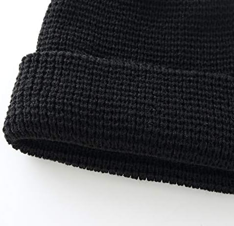 Casa preferir chapéu de inverno masculino malha de acrílico gorro quente gorro de crânio