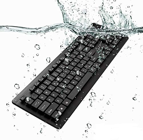 Teclado de onda de caixa para pesquisa dt lt330 - teclado aquaproof USB, teclado USB de água à prova d'água lavável para a pesquisa