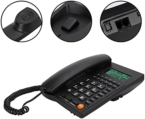 UXZDX CuJux Home Linear Linear Telefone Id Id Telefone para Hotel Hotel Hotel Black Home Telefone Telefone