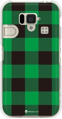 Segunda pele buffalo verifique o design verde por umidade/para smartphone simples 204sh/softbank ssh204-pccl-277-y309
