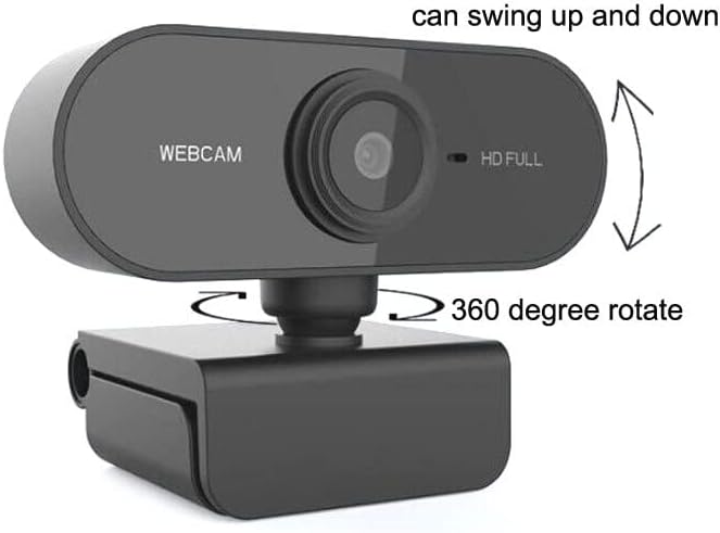 C1 Webcamera Desktop Computador PC HD 1080p webcam com câmera rotativa de microfone para vídeo chamando trabalho de conferência