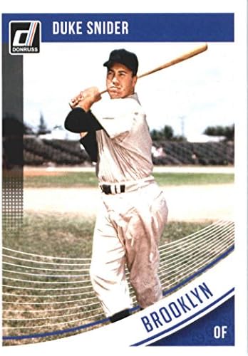 2018 Donruss 74 Duke Snider Brooklyn Dodgers Baseball Card