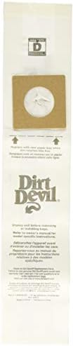 Dirt Devil Type D sacos de vácuo, 3670147001, branco