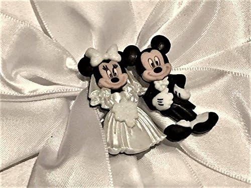 Casamento Mickey e Minnie Classic White Setin Signature Convidar Livro
