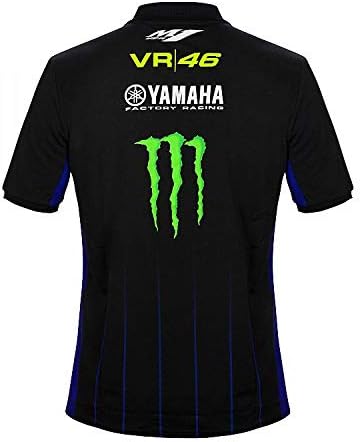 Valentino Rossi Men's Yamaha Dual - Polo Preto