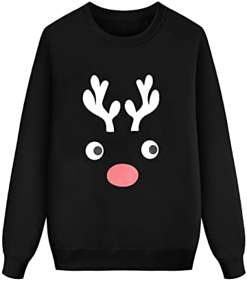 Família de Natal Combinando Família Família Família Família Família Longo Top Pullover de Manga Longa Para Homens Mulheres Moletom