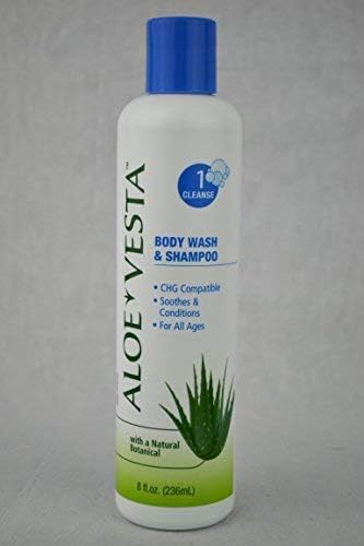 Aloe Vesta 2-N-1 Lavagem corporal e xampu 8 oz-pacote de 12