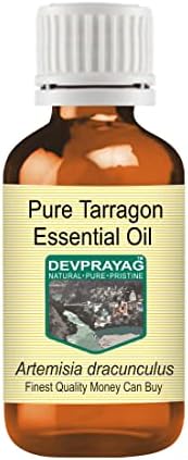 Devprayag Pure Tarragon Oil Essential Oil Steam destilado 10ml