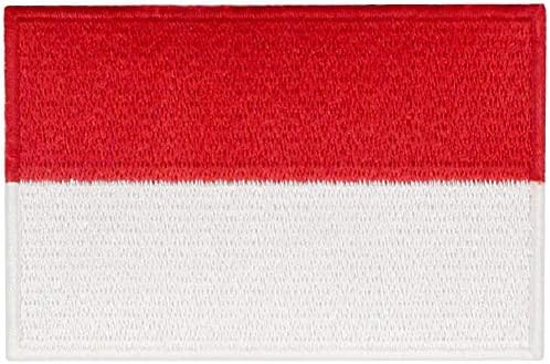 INDTAO Indonésia Patch Bordado Bordado Moral Nacional Apliques Ferro Em Sew On Indonésia emblema