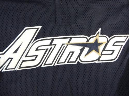 1994-96 Houston Astros Heath Rose 14 Jogo usou a Marinha da Marinha BP 46 21 - Jerseys de jogo MLB usado