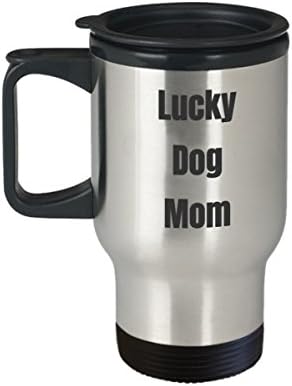 Cachorro mamãe luta de viagem caneca café engraçado ideia de presente para gag para mulheres para mulheres novidades piada