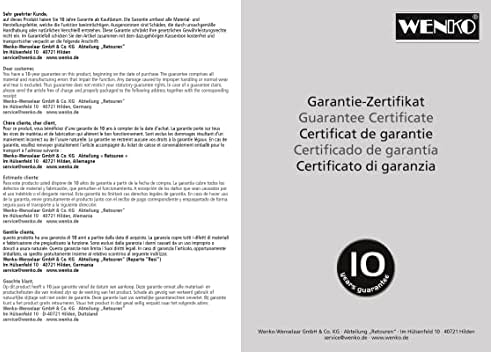 Caddy de chuveiro de canto de Wenko, prateleira de chuveiro, prateleira de chuveiro de canto, caddie de canto de chuveiro feito de aço inoxidável, armazenamento de chuveiro, brilhante 10,4 x 2,6 x 7,5 em