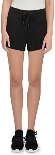 Fila feminina kari amarrar shorts de bainha desgastados