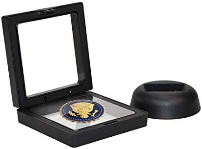 Exibição de moedas Estojo 10 PCS Caixa de moldura flutuante 3D para medalhas amostras