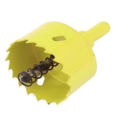 NOVO LON0167 48mm Bi-metal em destaque M42 HSS Hole eficácia confiável Saw Cutter Drill Bit Yellow