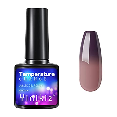 Xiahium COR MUDO DE GEL GEL GEL, MUDANÇA DE TEMPERATURA DO HOME MOMELHA DE GEL DE GEL DIY DIY HOME LED LED UNID MANICURE GOSS PARA MULHERS GIRL