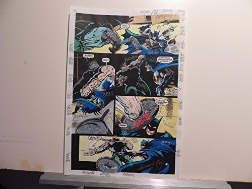 Vintage Batman Shadow Bat Part 10 Color Guide assinado Adrienne Roy com C.O.A pg16