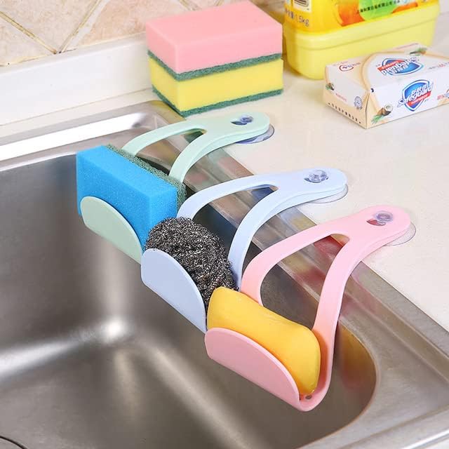 Multifuncional colorido fornecimento de cozinha rack de armazenamento criativo otário criativo sponge soop tour dren drening
