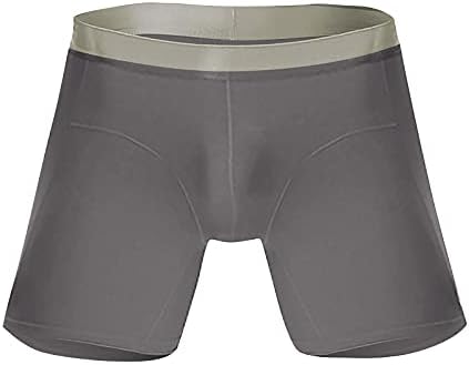 RTRDE Men's Underwear Boxer Briefs Paijama Briefs Long Cotton Breathable e Wear Wear Boxer Roufera resistente a homens