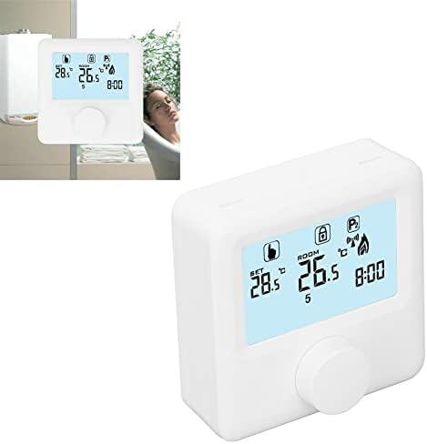 Termostato, tamanho pequeno de 30 a 230VDC Controlador de temperatura LCD para casa