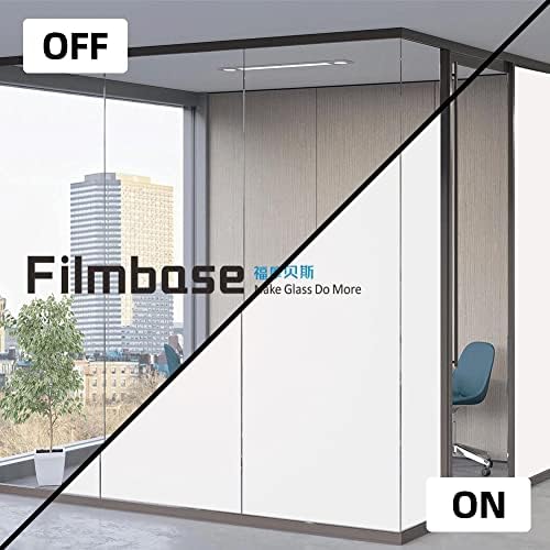 FilmBase reversa SmartFilm Powe-off Atomização eletrificada transparente para escritório em casa, banheiro de hotel, etc. Tamanho da