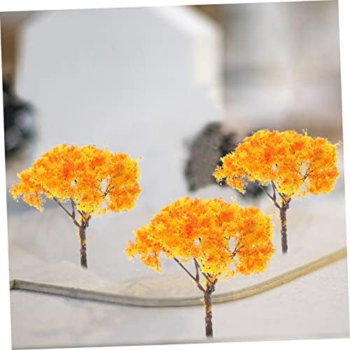 Modelo de árvore arquitetônica 10pcs 10pcs artificiales para ornamentos para artesanato decoração de mesa de jantar miniatura