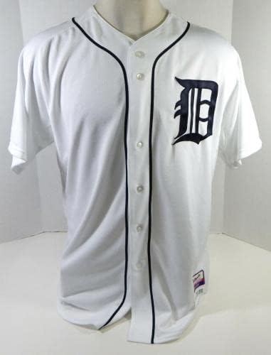 2013 Detroit Tigers Jose Alvarez #52 Jogo emitido White Jersey 48 699 - Jogo usou camisas MLB