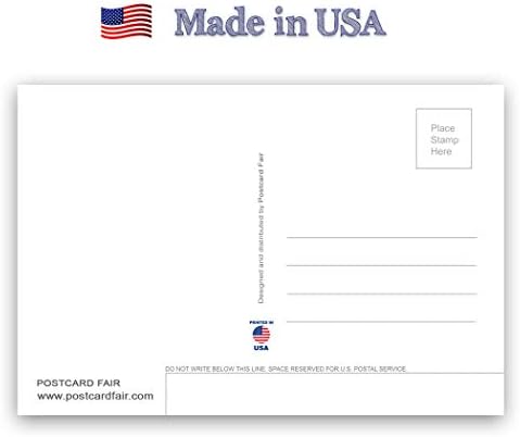 Conjunto de cartões postais do Missouri Mapa de 20 cartões postais idênticos. MO de cartões postais do mapa de estado. Fabricado nos EUA.