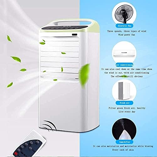 ISOBU LILIANG-- RECOLADORES EVAPORATIVOS Ventilador de ar de refrigeração, resfriador de ar silencioso doméstico, ventilador de ventilador de ar condicionado móvel, com controle remoto bmzdlfj-1