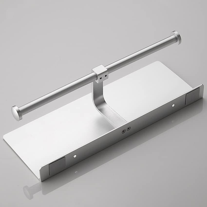 N/Um suporte de papel higiênico de papel higiênico duplo para o suporte do banheiro para o banheiro, suporte para