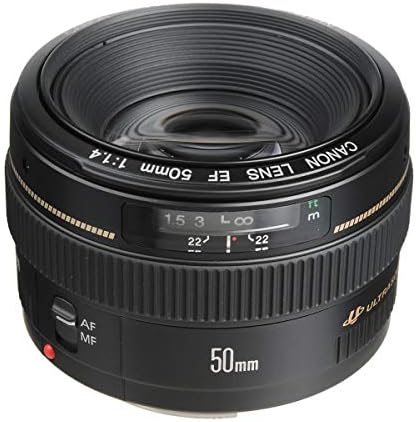 Canon EF 50mm f/1.4 USM Standard AutoFocus Lens - EUA