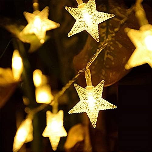 10Leds Christmas Tree Star Led String Safe, conveniente e durável, adequado para vários cenários Fairy Fairy Xmas Party Home Wedding Garland Christmas Led Lights Decoração Luzes de Cortina LED