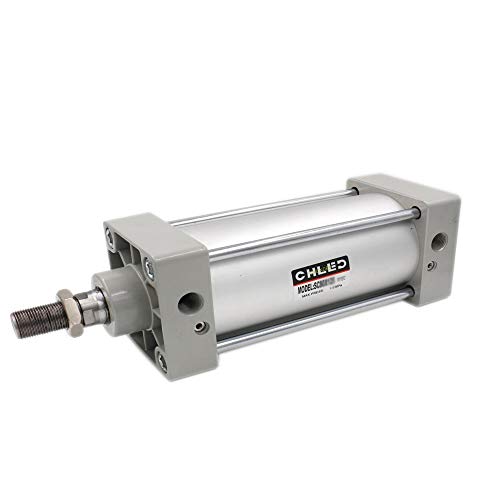 Woljay Pneumatic Air Cylinder SC 100 x 175 pt 1/2 haste de pistão parafusada Dual Bore: 100mm Stroke: 175mm