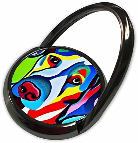 3drose legal engraçado engraçado fofo artsy colorido grande dinamarquês cachorro picasso. - Toque de telefone