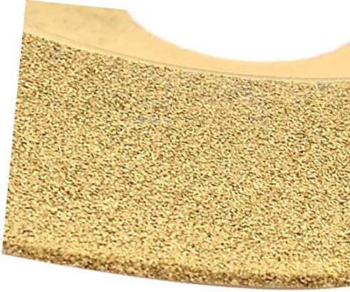 X-Dree 100mm DIA Diamante revestimento de disco de polimento de ouro Tom de ouro 2pcs (Disco diamantado Recubierto de diamante de