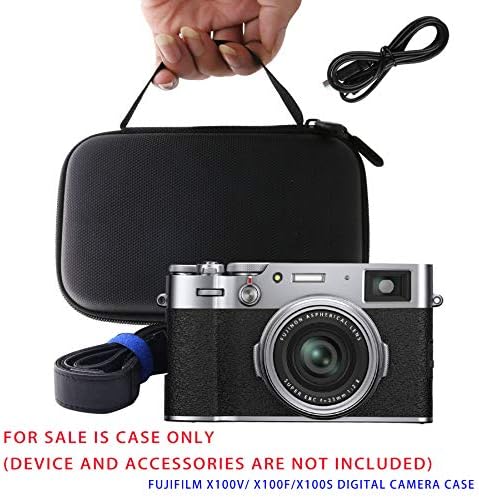 Waiyu Hard EVA Caso de transporte para Fujifilm X100V/ X100F/ X100S Câmera digital, capa de câmera digital
