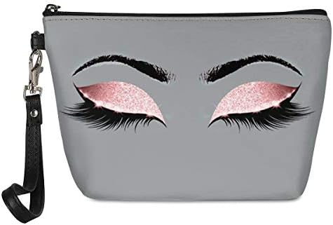 Mornworld Painted Eyes Padrão Presentes para mulheres Apenas uma garota que adora bolsa de cosméticos pequena bolsa cosmética