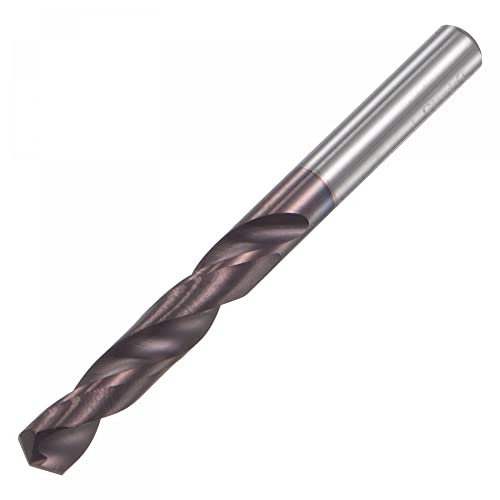 Bits de broca de torção de carboneto uxcell 4 mm, din k45 tungstênio carboneto altisin flautas espirais reto cortador de perfuração para aço inoxidável aço de aço de aço